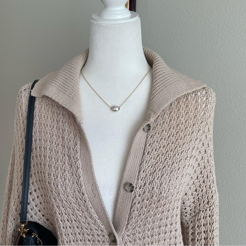 Rachel Zoe Women's Beige Knit Sweater Size S - Picture 2 of 7